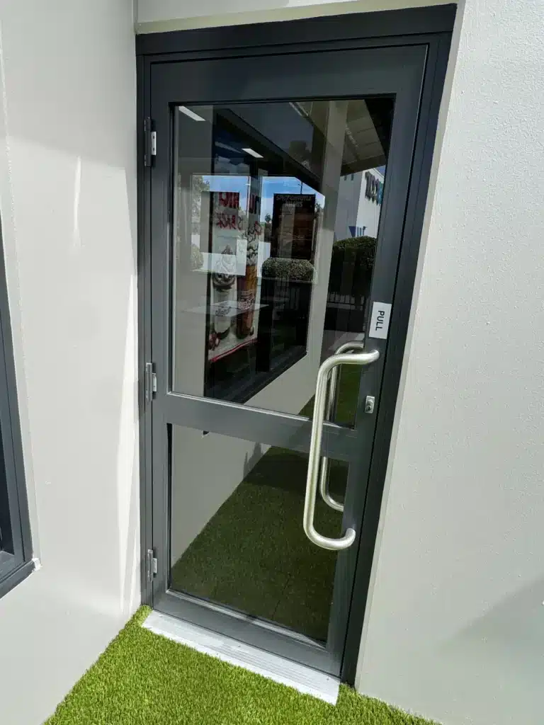 commercial aluminium door painting adelaide hungry jacks